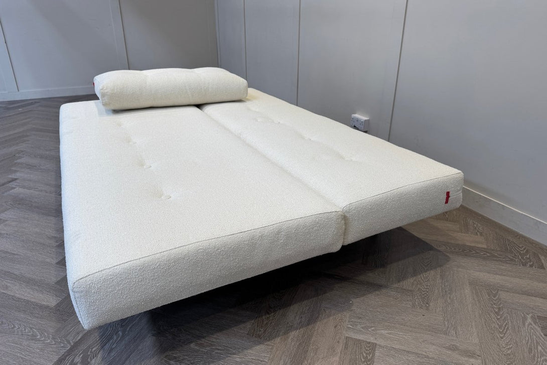 Innovation Living Recast Sofa Bed with Pocket Sprung Mattress, Boucle Off White 531