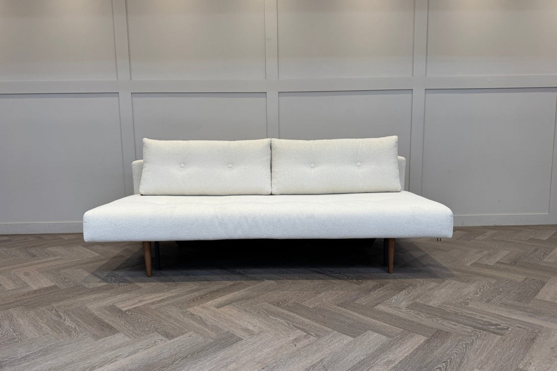 Innovation Living Recast Sofa Bed with Pocket Sprung Mattress, Boucle Off White 531