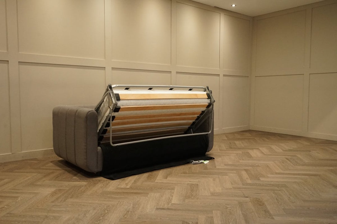 Islington 3 Seater Sofa bed, Smooth Grey