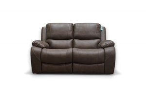 Isobel 2 Seater Manual Recliner Sofa, Endurance Chocolate