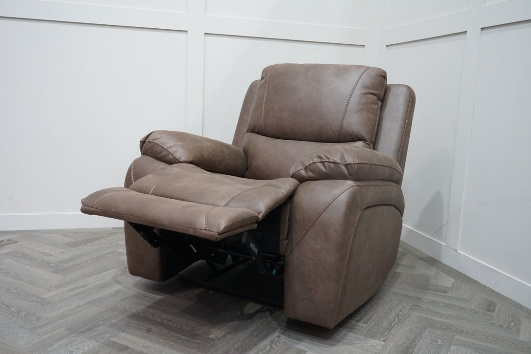 Isobel Manual Recliner Armchair, Endurance Chocolate