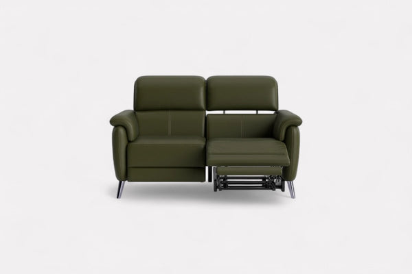 Jade 2 Seater Power Recliner Leather Sofa