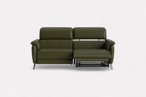 Jade 3 Seater Power Recliner Leather Sofa