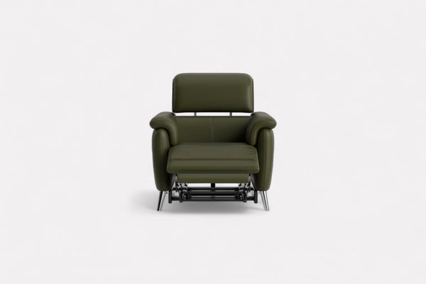 Jade Power Reclining Leather Armchair