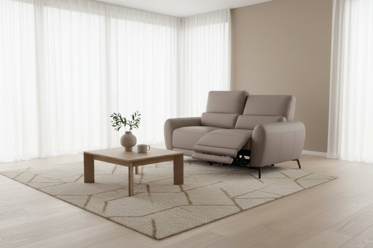 Jasmine Power Recliner 2 Seater Leather Sofa