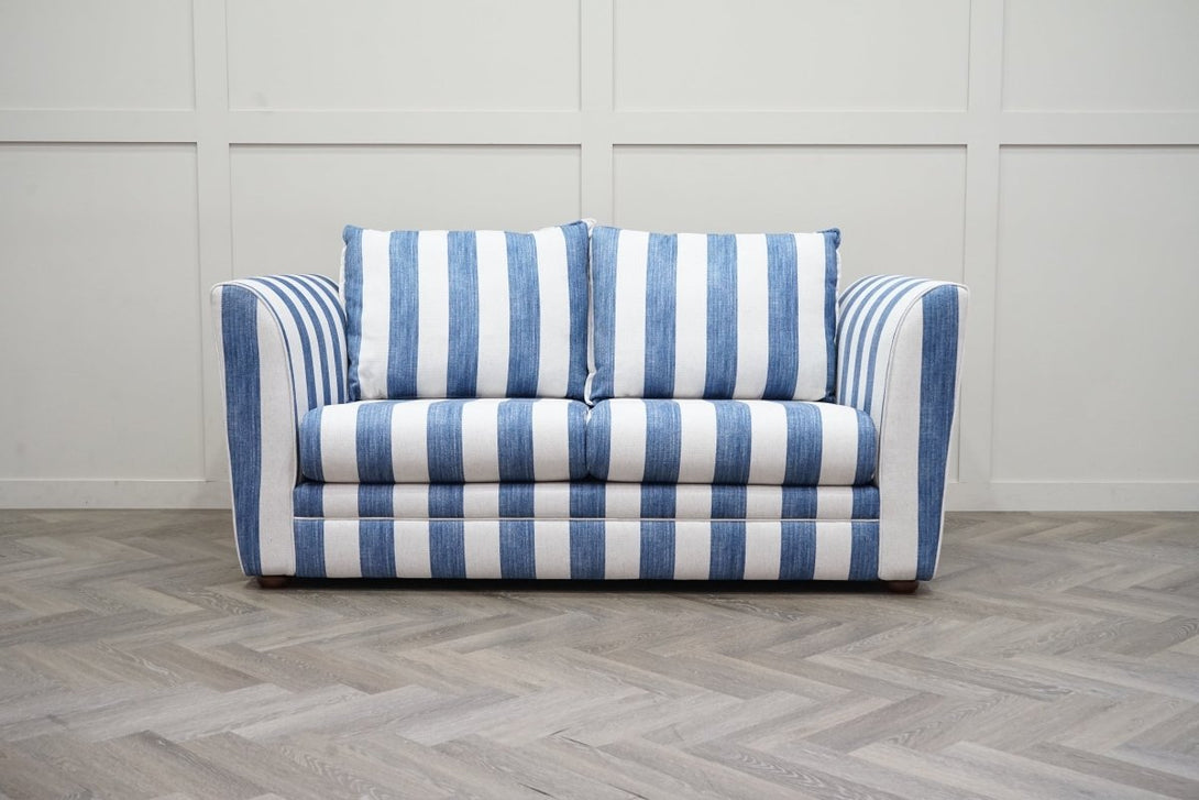 Joules Porthleven 3 Seater Sofa, Stripe Ocean