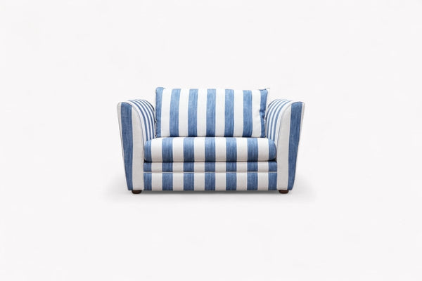 Joules Porthleven Cuddler Sofa, Stripe Ocean