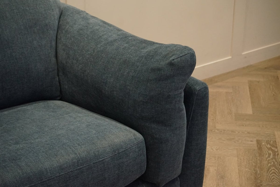 Jura Grand 4 Seater Sofa, Dark Leg, Easy Clean Chenille Navy