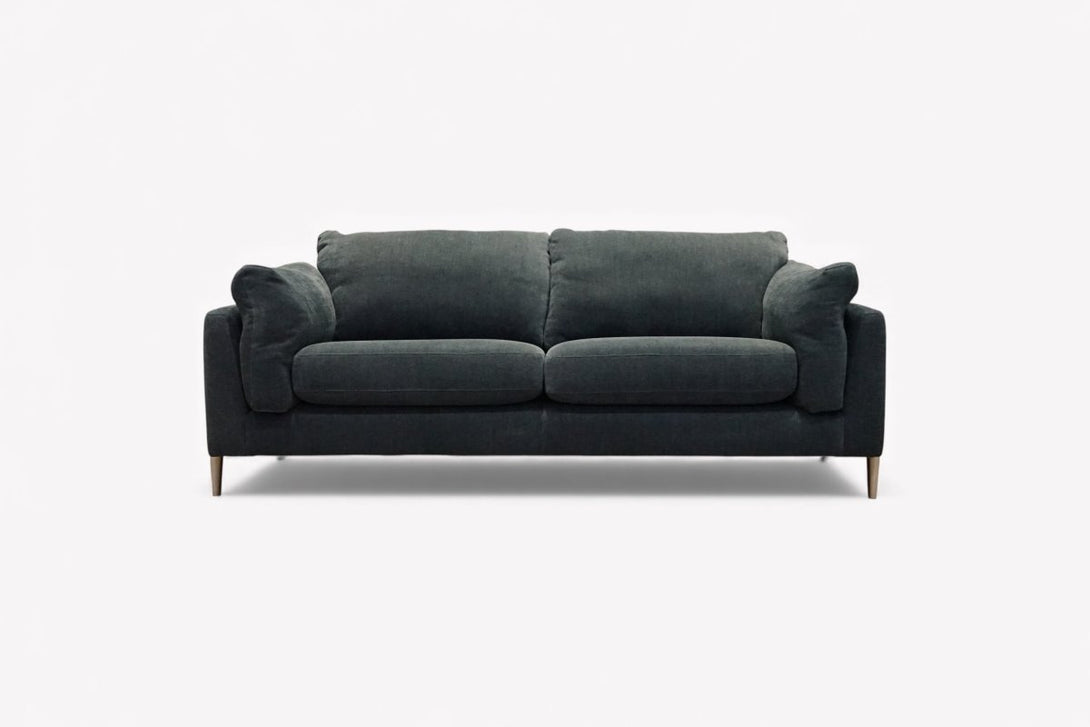 Jura Grand 4 Seater Sofa, Dark Leg, Easy Clean Chenille Navy