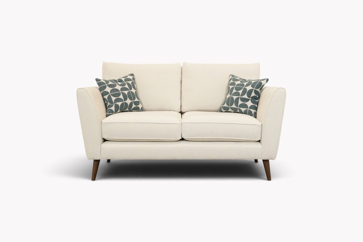 Keswick Fabric 2 Seater Sofa, Soft Brush Chenille Ivory