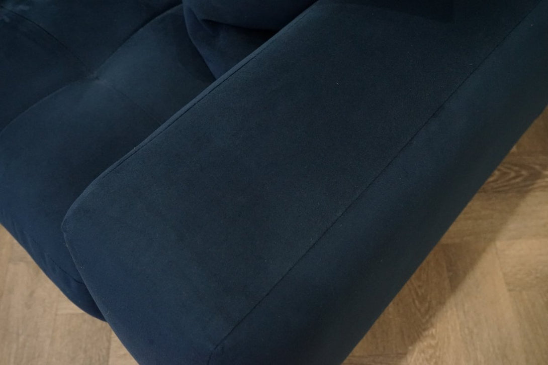 Kora Large 2 Seater Sofa, Velvet Indigo