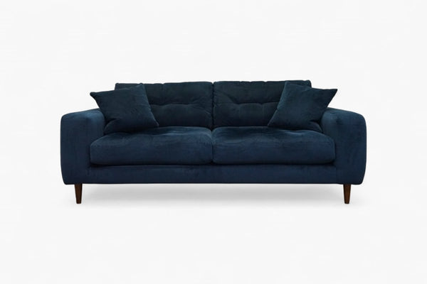 Kora Large 2 Seater Sofa, Velvet Indigo