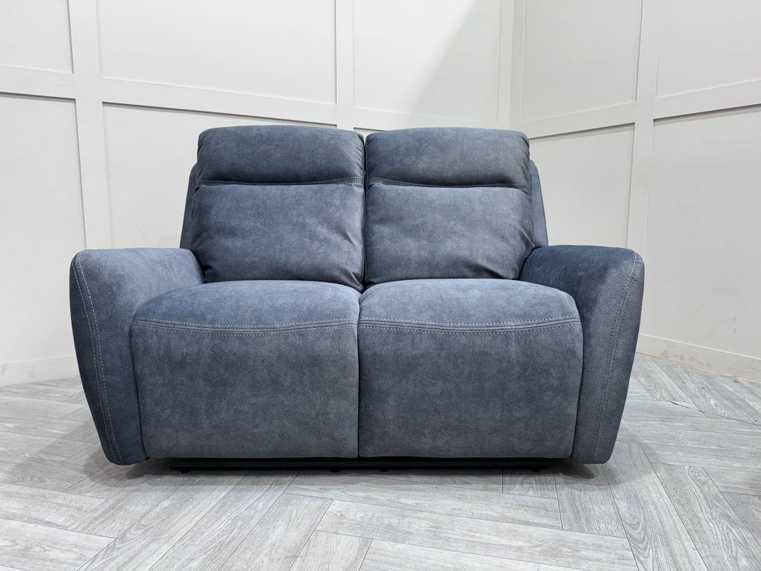 Lagos 3 + 2 Manual Reclining Sofas, Pale Blue