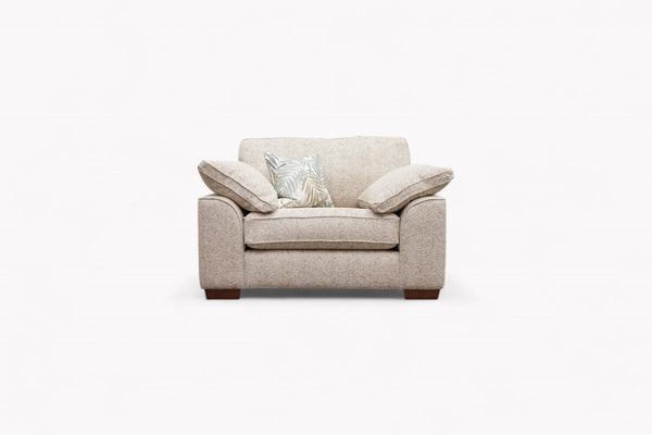 Larsson Cuddler Fabric Sofa, Meta Biscuit