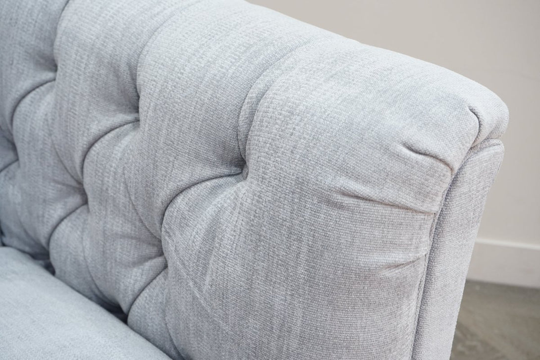 Laura Ashley Chatsworth Armchair, Orla Pale Steel