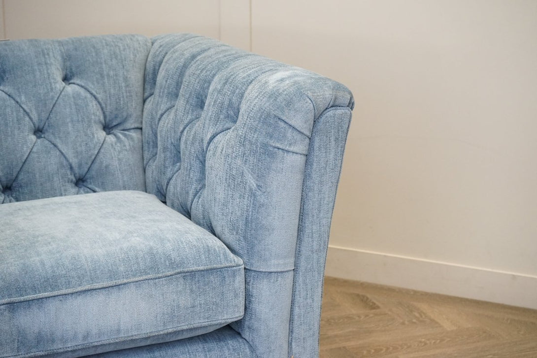 Laura Ashley Chatsworth Armchair, Orla Seaspray