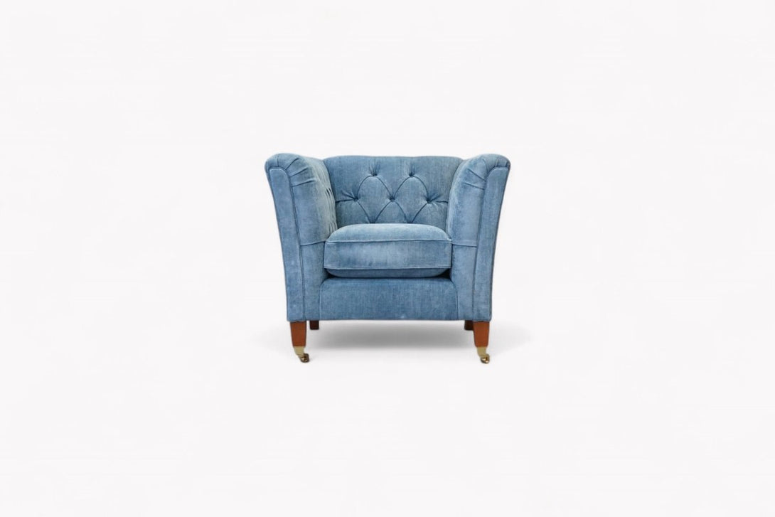 Laura Ashley Chatsworth Armchair, Orla Seaspray