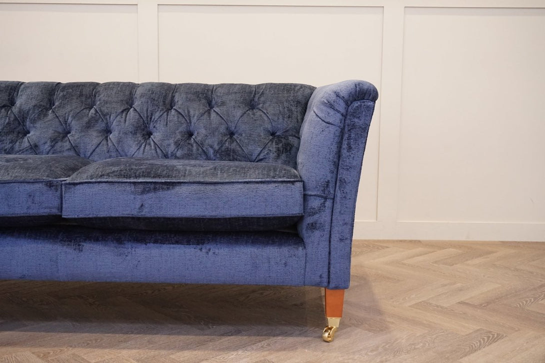 Laura Ashley Chatsworth Medium 2 Seater Sofa, Nantmor Midnght Navy