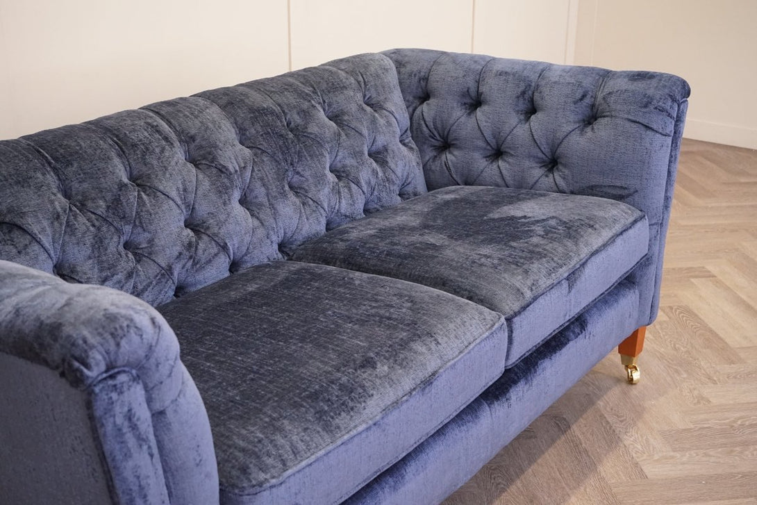 Laura Ashley Chatsworth Medium 2 Seater Sofa, Nantmor Midnght Navy