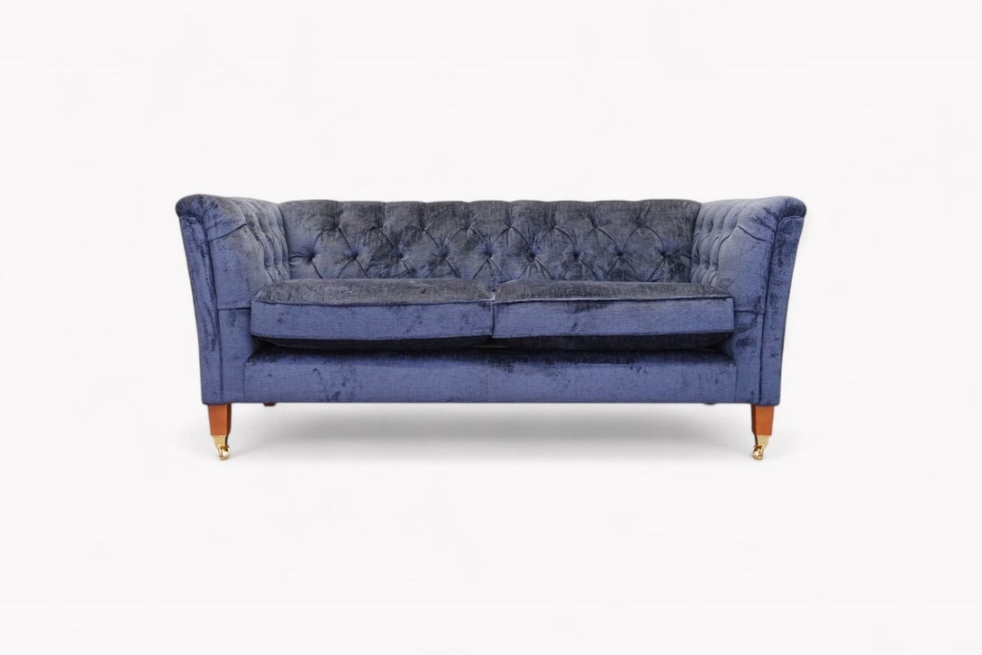 Laura Ashley Chatsworth Medium 2 Seater Sofa, Nantmor Midnght Navy