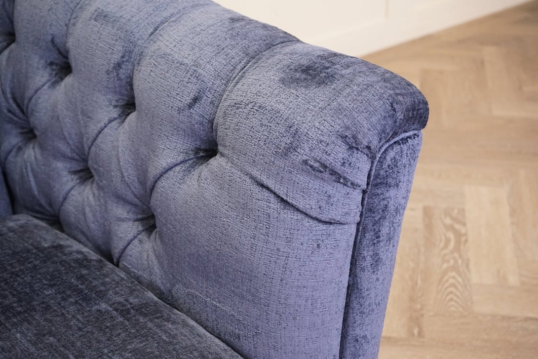 Laura Ashley Chatsworth Medium 2 Seater Sofa, Nantmor Midnght Navy