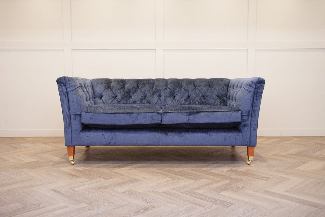 Laura Ashley Chatsworth Medium 2 Seater Sofa, Nantmor Midnght Navy