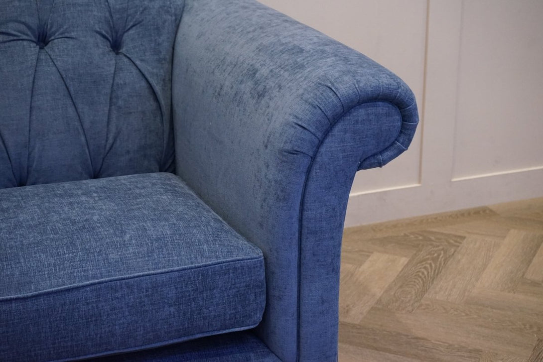 Laura Ashley Gloucester Armchair, Bainton Midnight Navy