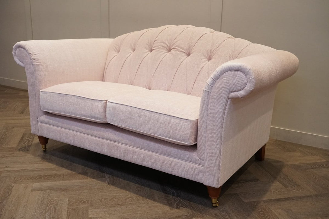 Laura Ashley Gloucester Small 2 Seater Sofa, Edwin Blush