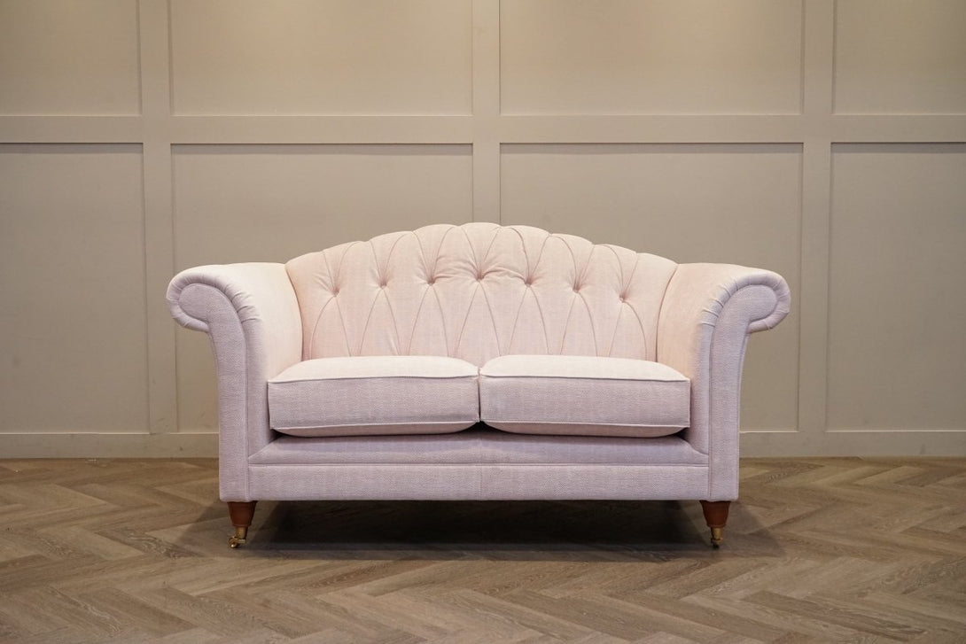 Laura Ashley Gloucester Small 2 Seater Sofa, Edwin Blush