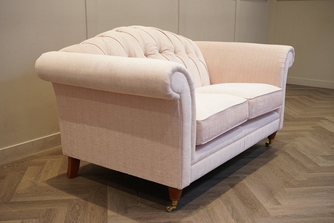 Laura Ashley Gloucester Small 2 Seater Sofa, Edwin Blush