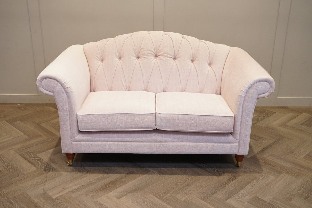 Laura Ashley Gloucester Small 2 Seater Sofa, Edwin Blush