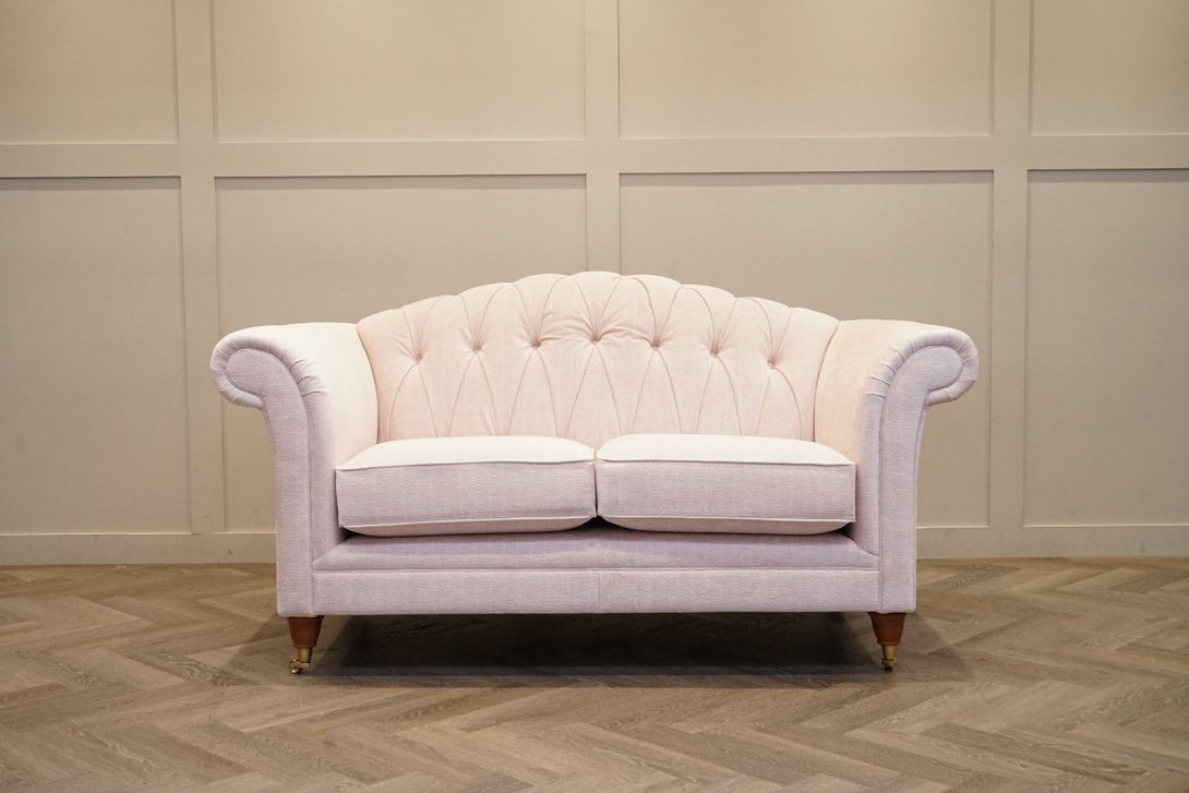 Laura Ashley Gloucester Small 2 Seater Sofa, Edwin Blush