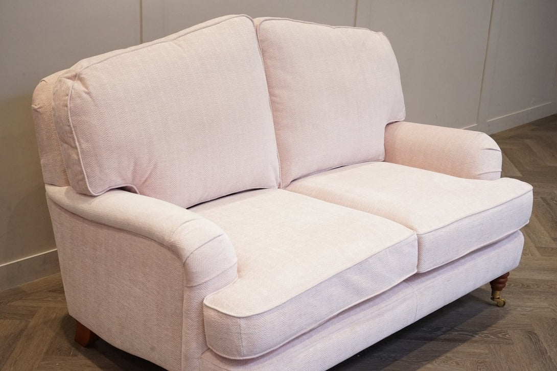 Laura Ashley Lynden Small 2 Seater Sofa, Edwin Blush