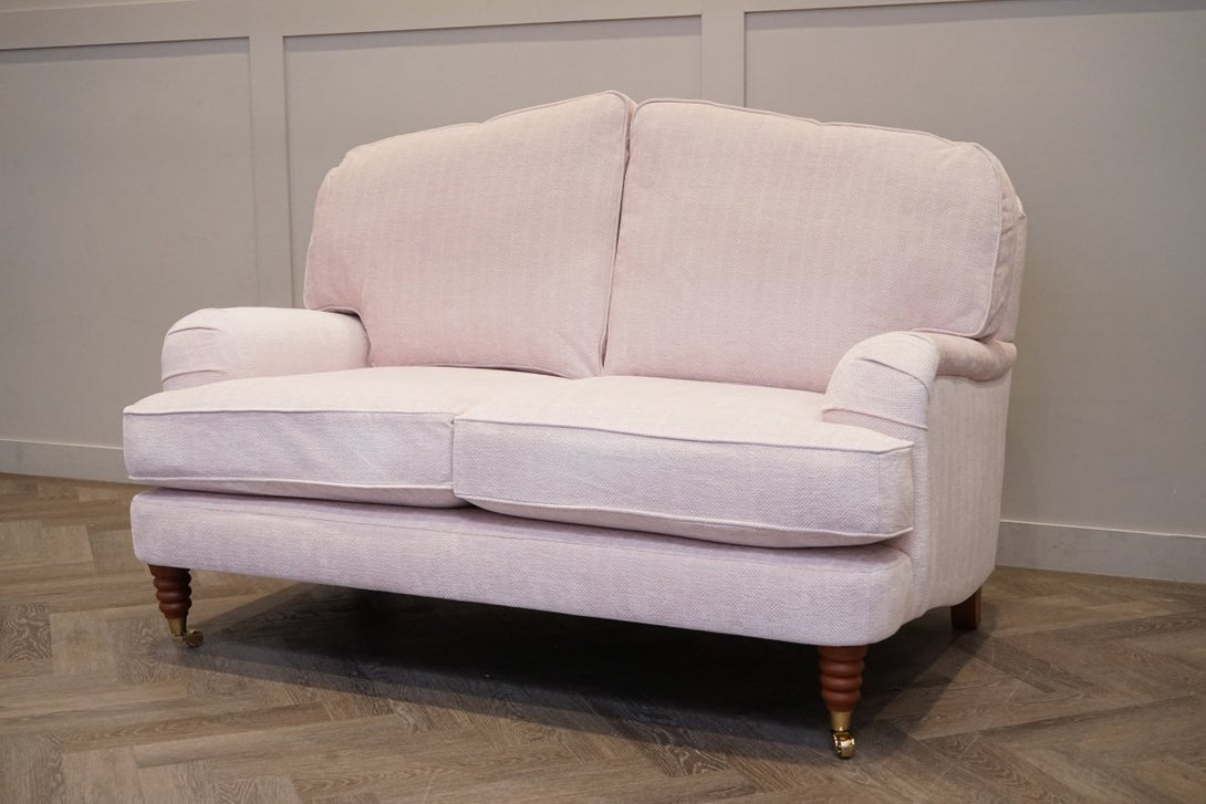 Laura Ashley Lynden Small 2 Seater Sofa, Edwin Blush