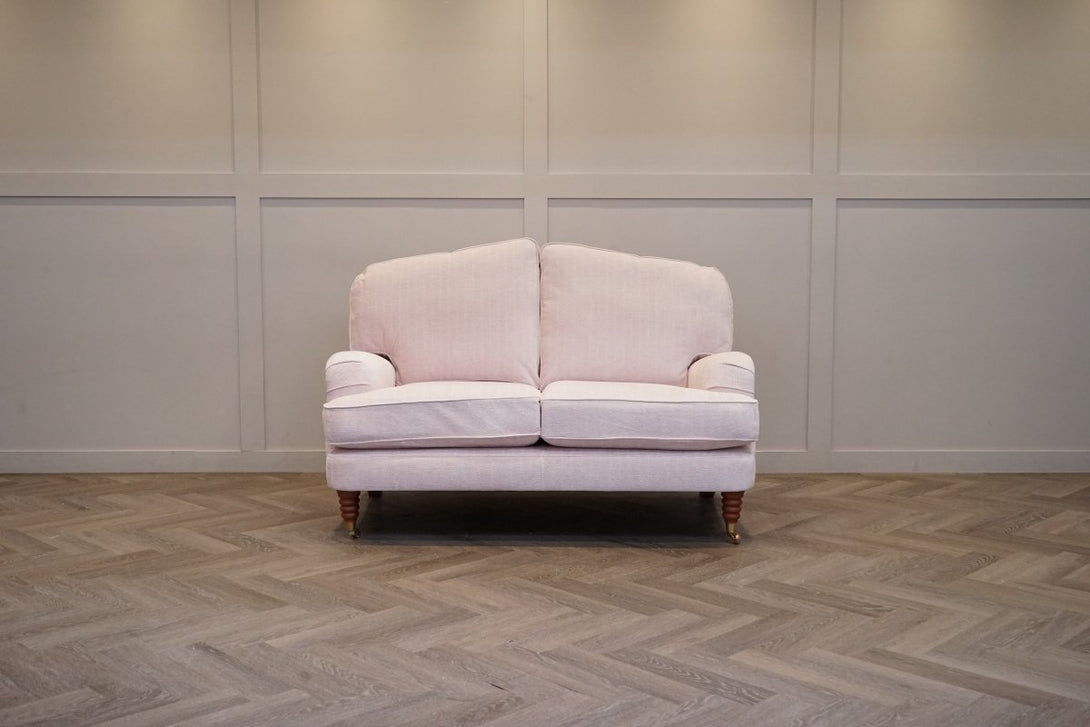 Laura Ashley Lynden Small 2 Seater Sofa, Edwin Blush