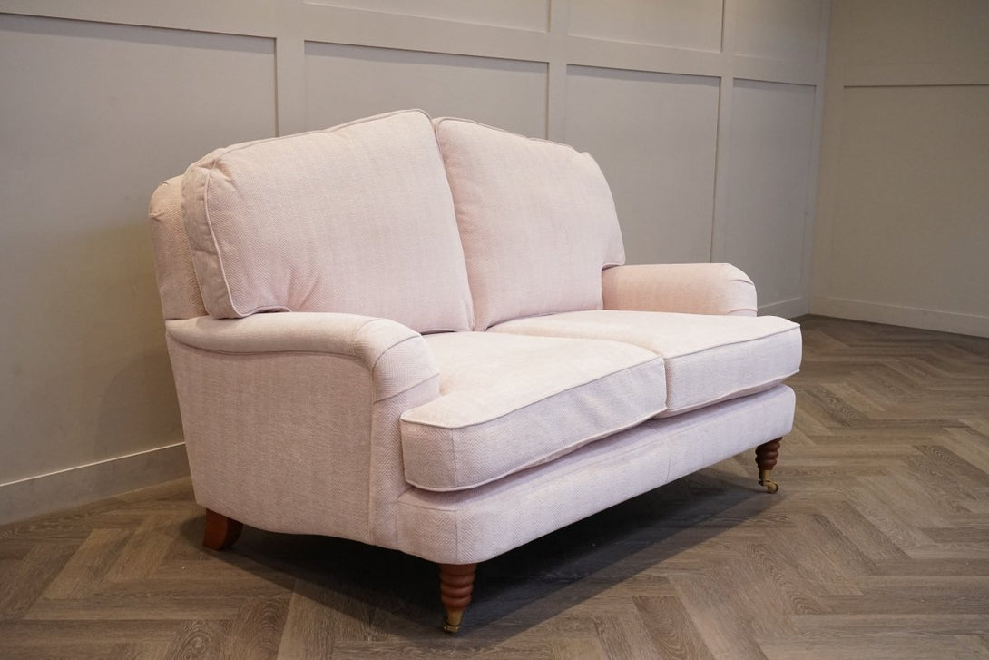 Laura Ashley Lynden Small 2 Seater Sofa, Edwin Blush