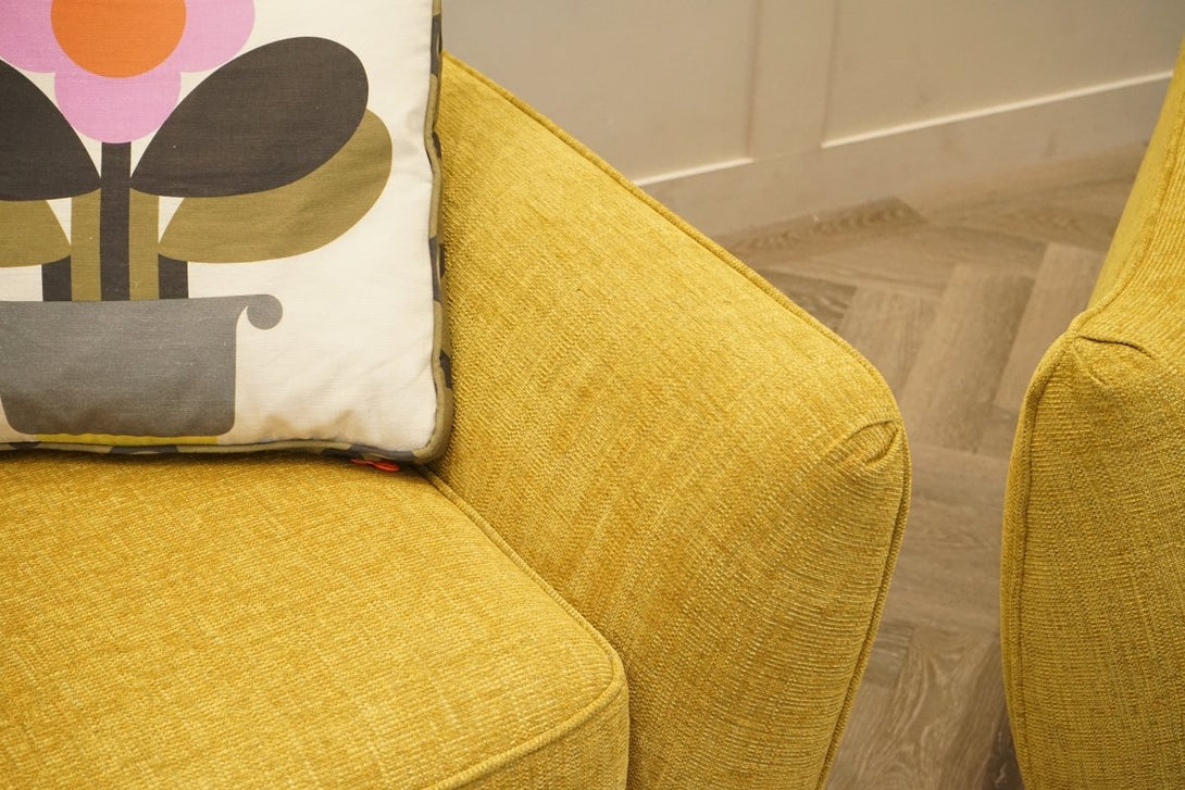 Laurel 3 Seater Sofa & Armchair, Blyth Sunflower