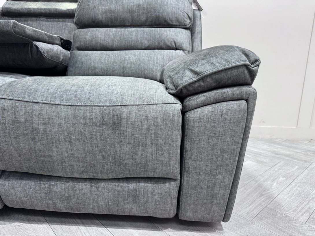 Lawson 2 Corner 2 Power Reclining Corner Sofa, Grey