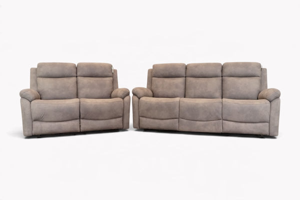 Linea 3 + 2 Seater Power Reclining Sofa Set, Storm Grey