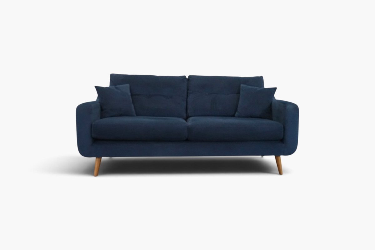 Lisbon 3 Seater Sofa, Plush Indigo Blue