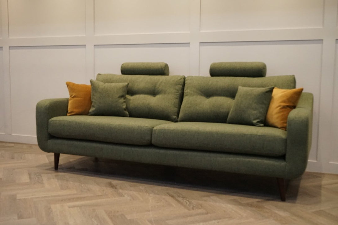 Lisbon XL 3 Seater Sofa, Capital Dark Green