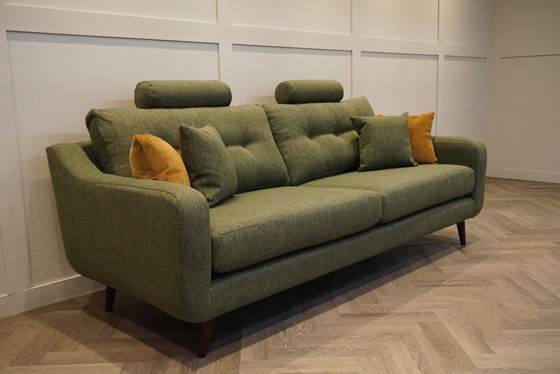 Lisbon XL 3 Seater Sofa, Capital Dark Green