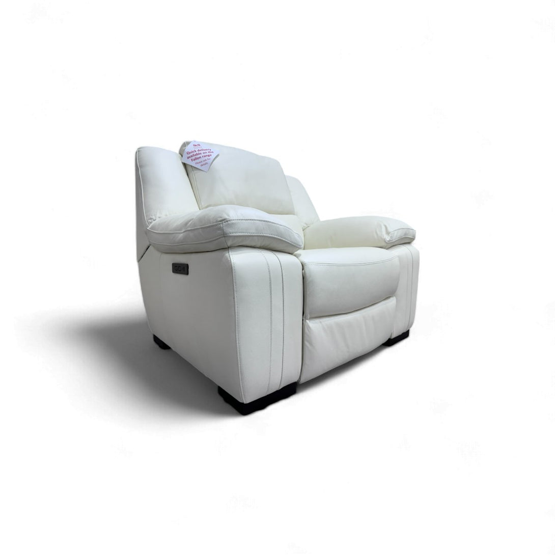 Living Fallon Leather Power Reclining Armchair