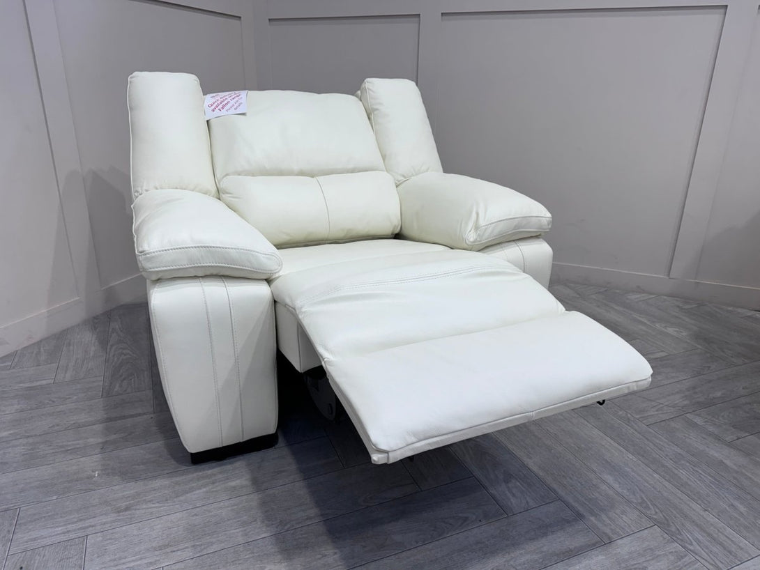 Living Fallon Leather Power Reclining Armchair