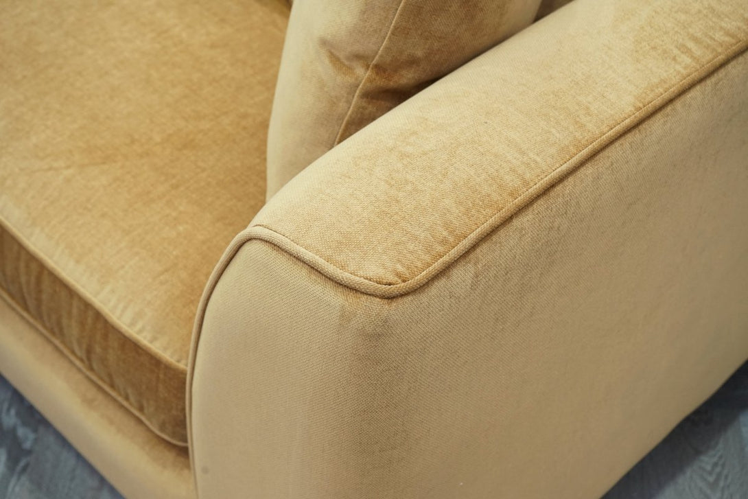 London Large Pillow Back Sofa, Dusk Hydro Sunflower