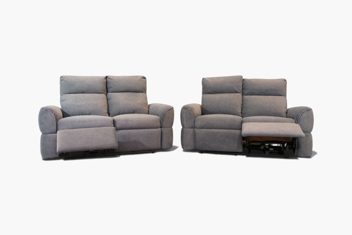 Longana 2 & 2 Power Reclining Sofa Set – Camelia Anthracite