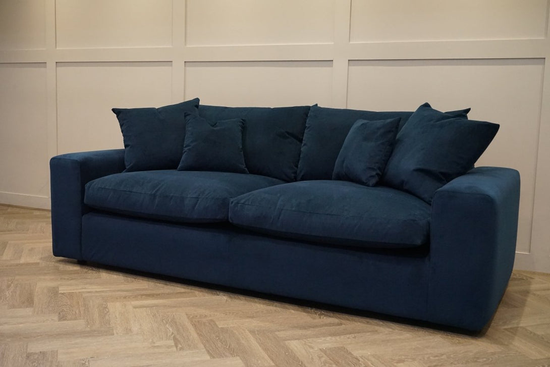 Longpoint - Penthouse Large 4 Seater Sofa, Velvet Indigo
