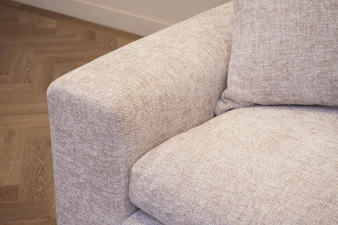 Longpoint - Penthouse Open Ended Corner Sofa, Enzo Silver