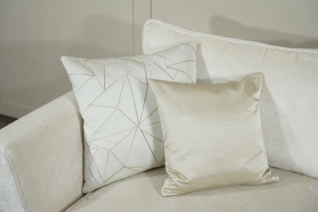 Longpoint - Valentino Large 3 Seater Sofa, Monaco Cream