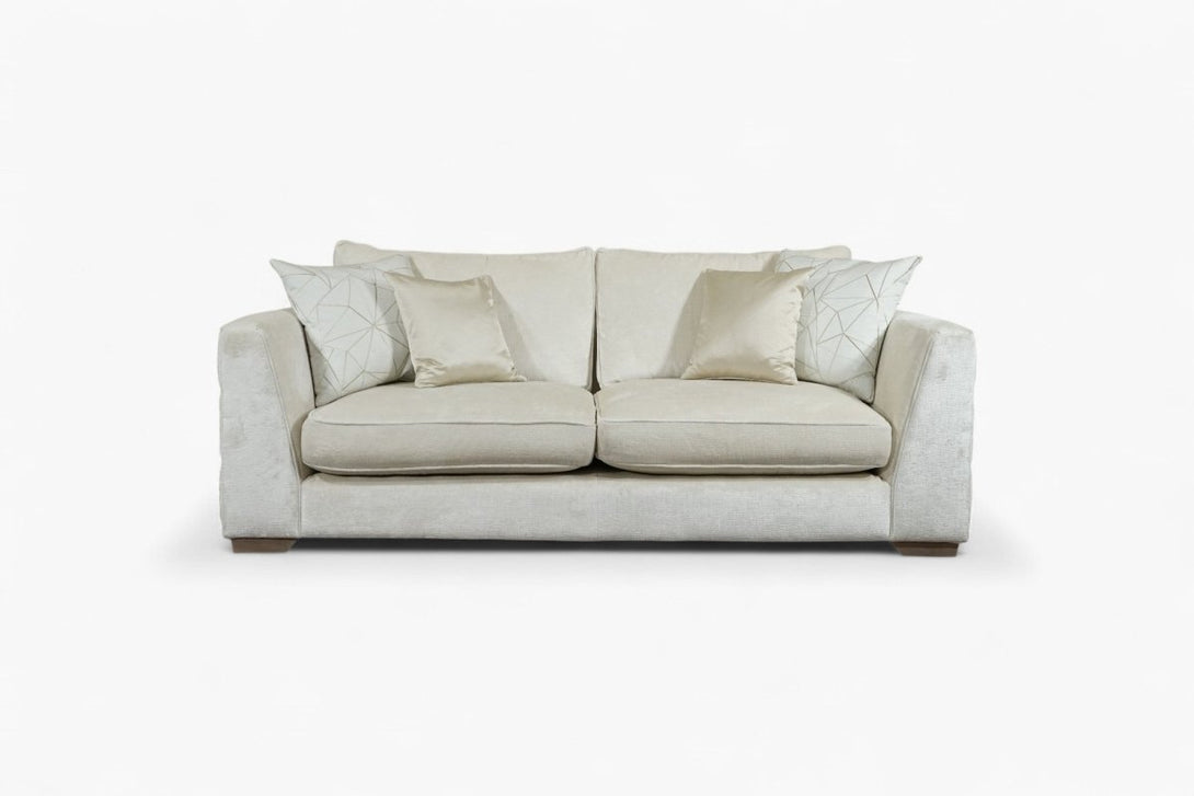 Longpoint - Valentino Large 3 Seater Sofa, Monaco Cream